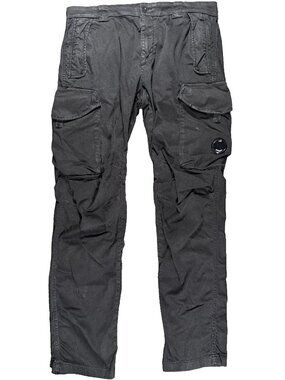 C.P. Company Ergonomic Goggle Lens Cargo Pants Black men's size IT52 / 36x32.5